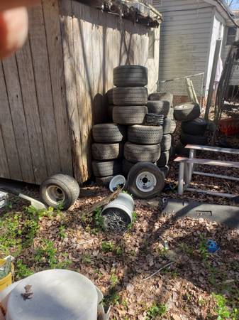 Golf Cart Tires And Wheels $20 Each OBO 1