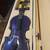 Purple 4/4 violin with learning books 1 thumbnail