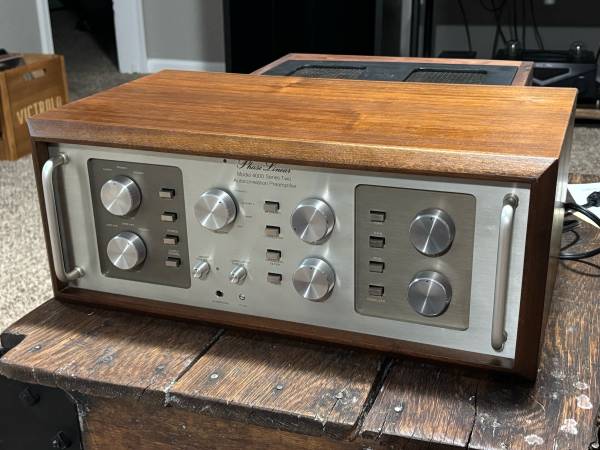 Phase Linear 4000 Series Two Preamp with walnut cabinet (recently refurbished) - $800 (Springfield)63443822275331124
