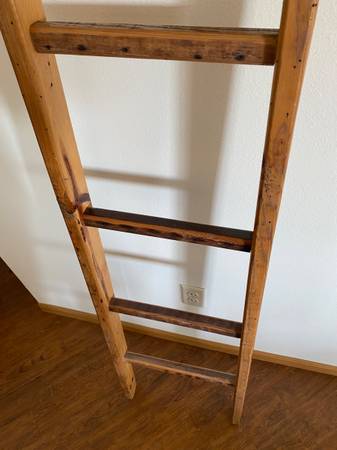 Escalera para colchas hecha a mano por amish - Más de 30 años de antigüedad - $7563471096342787122