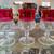 Indiana Tiffin King's Crown Thumbprint Glass Ruby Red Goblet Vintage D 11 thumbnail