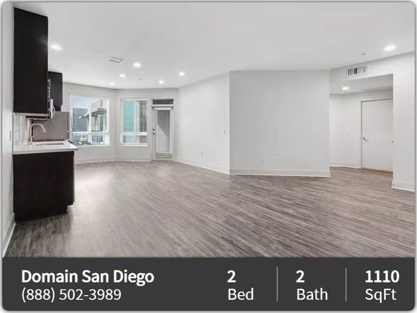$3,296 / 2 habitaciones - 1110 pies cuadrados - ¡1 mes gratis!: Experimente nuestro espacioso de 2 habitaciones. (San Diego)63663973592321122