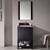 NEW 24"x22" Solid wood vanity with Mirror, Quartz stone top & sink 1 thumbnail