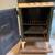 Antique 1934 small art deco stove oven - storage cabinet, TV stand? 3 thumbnail