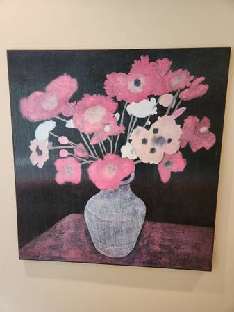 Ballard Designs "Poppy Bouquet" Wall Art 1