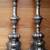 CANDLESTICKS / CANDLE HOLDERS 2 VICTORIAN STYLE VINTAGE SOLID BRASS 1 thumbnail