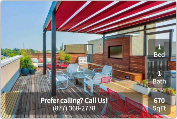 $2,117 / 1br - 670ft2 - Ideal location! Close to everything! 1 bed / 1 bath! 670 Sqft! (Sacramento)63844737697539121