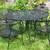 Vintage black metal 3 piece bistro set. Perfect for a patio / balcony 2 thumbnail