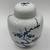 Fitz and Floyd 1976 Vintage Ginger Jar w/Lid Blue On White Floral Pattern 5” 3 thumbnail