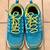 Womens Orthofeet  Model 984 Sneakers in Turquoise 7-1/2 M 3 thumbnail