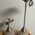 Pair of Brushed Nickel & Frosted Glass Pendant Lights 1 thumbnail