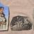 Native American 3-piece set of rock art by Chris Pinto 2004 1 thumbnail