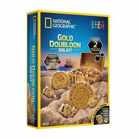 National Geographic - gold doubloon dig kit 1