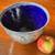 Blue-glazed Studio Pottery Turned Bowl, Signed 4 thumbnail