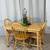 Kitchen Dining Table With 4 Windsor Style Chairs SOLID WOOD PERFECT FO 17 thumbnail