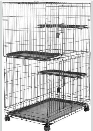 Three tier cat, playpen, collapsible cage 1