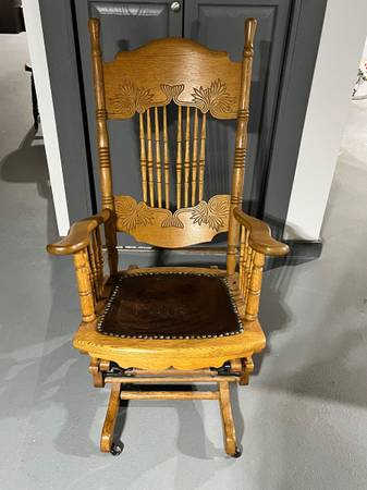 Antique 19th century platform rocker 1