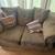 Brown love seat and couch 1 thumbnail
