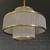 Mid-Century Modern Crystal & Brass Tier Chandelier, c.1960’s 1 thumbnail