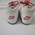Vintage Nike 1989 First Jordan Baby Shoes Size 1 Fire Red Mint Rare 6 thumbnail