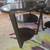 Coffee table and two accent tables metal legs with wood tops excellent 5 thumbnail