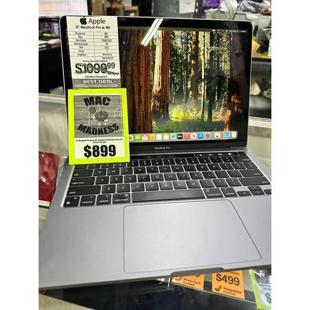 Apple 13" MacBook Pro Retina M2 16GB Ram 256GB SSD 8 Core CPU 10 Core 1