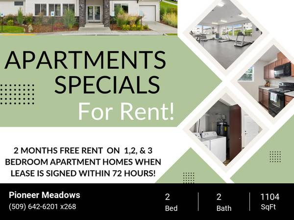 $1,399 / 2br - 1104ft2 - Offering 2 Months FREE of Rent or Reduced Rent on Select Units!63793087315459120