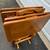 4 New Oak Foldable TV Dinner Tray Tables Set With Storage Rack Stand 3 thumbnail