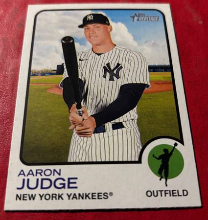 Aaron Judge Heritage Topps 44 Yankees 1