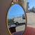 Vintage gold oval mirror 7 thumbnail