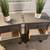 2x HUGE Solid Wood 3-Drawer Nightstands, Gray Finish 5 thumbnail