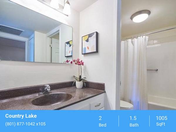 $1,250 / 2br - 1005ft2 - Great Neighborhood, Cozy Gas Fireplace in Select Units, Large Bedrooms (Millcreek)63969047877378123