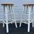 2 New 29-Inch Hardwood Barstools Stools Chairs With Round Seat 2 thumbnail