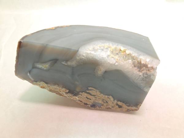 Large Agate Stone 6.5" X 3.5" 1