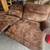 Microfiber couch with recliners 3 thumbnail