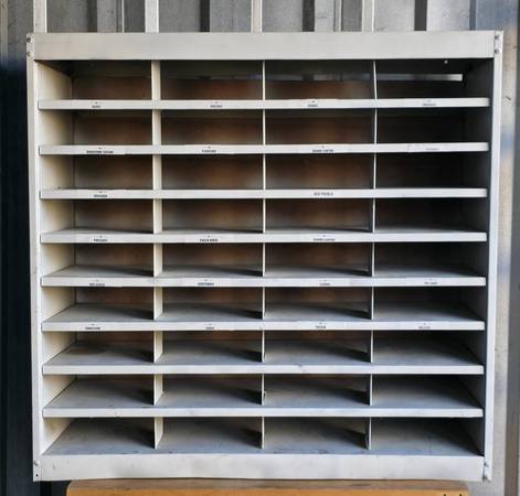 Organizer for Office, Store, or Workshop All Metal 38"W x 36"H x 12" 1