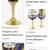 2 Blue Wine Goblets 6 thumbnail