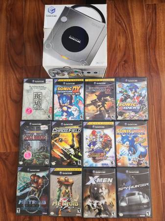 Nintendo GameCube system w/12 games 1