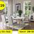 Black Friday Sale! ~ 7 Pcs Dining Sets ~ Table + 6 Chairs (Under $900) 16 thumbnail