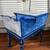 Blue cottage core side table, end table, country farmhouse boho 13 thumbnail
