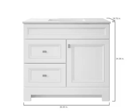37in Vanity w/Sink 1