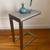 Crate & Barrel Parsons C-Table — Concrete Top / Brushed Steel Base 6 thumbnail