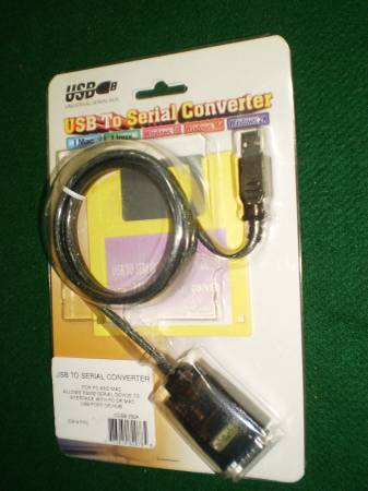 USB To Serial Converter Cable, NEW 1
