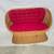 1980s Vintage Wicker Loveseat 1 thumbnail
