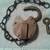 ANTIQUE BRASS RAILROAD LOCK with key 2 thumbnail