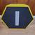 Blu Dot Hecks Ottoman Hexagonal Pouf in Citron Vesper Felt 8 thumbnail