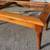 Beautiful Mid Century Modern Walnut Glass Coffee Table Mid Mod Vintage 6 thumbnail