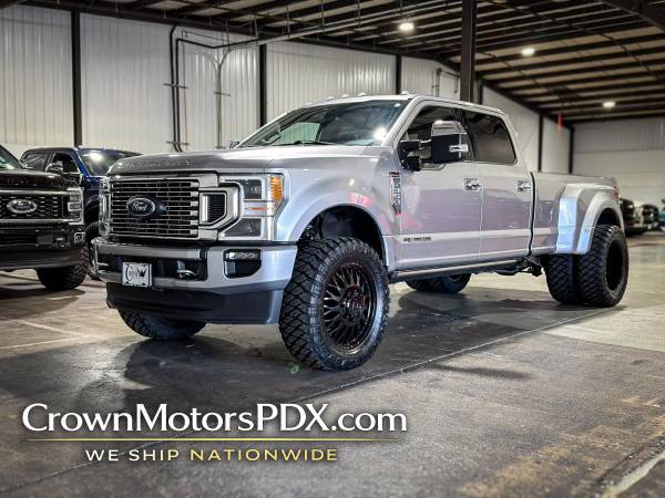 2020 FORD F-350 SUPER DUTY PLATINUM DRW 4X4 CREW CAB LONG BED 22" AREN 1