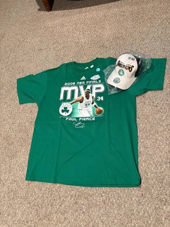 Boston Celtics Shirt Hat Combo 1