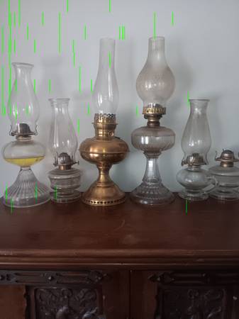 Antique kerosene oil lamp 1